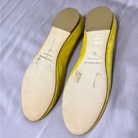 Suede Fabio Rusconi scalloped Ballet flats - Picture 13 of 13